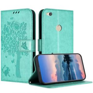 JayModCase Coque pour Huawei P8 Lite 2017, Coque Portefeuille Housse Cuir avec Porte Cartes et b&eacute;quille Fermeture magn&eacute;tique &Eacute;tui pour Huawei P8 Lite 2017 - Vert Clair (HXM STORE - EU, neuf)