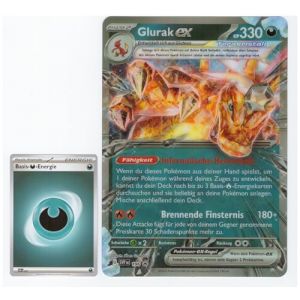 BB-Toy-Trades Carte à collectionner Pokémon Dracaufeu ex SVP 196/054 Image animée XXL Carte promo – Allemand – Fullart Holo Mega Jumbo Carte unique avec pochette BB-Toy-Trades (BB Online Handel, neuf)