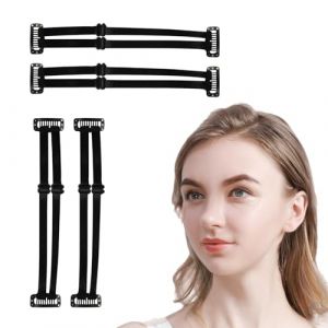 Appareil de levage du visage, bandes adh&eacute;sives invisibles | Respirante et &eacute;lastique avec clips, bandes amincissantes pour femmes et filles (meiguimoli, neuf)