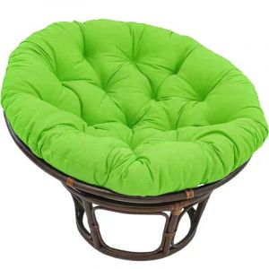 AZVFLY Coussin de Fauteuil Papasan, Sol Rembourré pour Pivotant, Papasan Rond, en Polyrotin Diamètre 100 Cm et Épaisseur du 10 Meubles Rotin Chaises Jardin Fleurs Rondes (LWX SHOP, neuf)