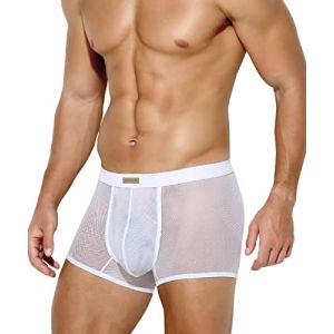 Casey Kevin Boxer Homme Sexy Transparent Culotte, Lingerie Sexy Homme Mesh sous-vêtements (Casey-Kevin, neuf)