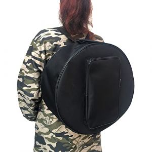 Sac de Transport pour Tambour en Oxford Sac de Tambour de Grande Capacité Rond 40 cm Sac à Dos Epaissi pour Tambour Imperméable Sac à Batterie avec Poignées Accessoire pour Instrument de Musique (Xinxiang Optics, neuf)