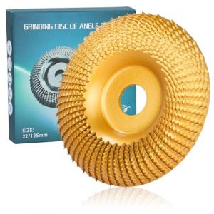 Oumuik Disques abrasifs pour meuleuse d'angle - 125 mm - Disque de sculpture sur bois en carbure de tungst&egrave;ne - Disques abrasifs pour fa&ccedil;onner, meuler, sculpter (ouu-mmo, neuf)