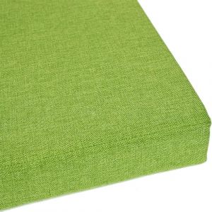 Zoomlie Coussin de banc 2 &agrave; 3 places avec coussin de si&egrave;ge en mousse haute densit&eacute; 50D pour meubles de jardin, patio, int&eacute;rieur et ext&eacute;rieur (85 x 40 x 3 cm, vert) (Zoomlie, neuf)