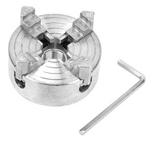 Mandrin &agrave; Quatre M&acirc;choires St&uuml;rmer Holzstar Db 450 - Mandrin de Tour Rotatif Auto-Centrant &agrave; Trois Mors - Diam&egrave;tre Ext&eacute;rieur 12-65 mm, Int&eacute;rieur 1,8-56 mm (Sinctual, neuf)