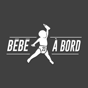 Autocollant b&eacute;b&eacute; &agrave; bord, b&eacute;b&eacute; &agrave; bord basket, b&eacute;b&eacute; &agrave; bord dunk 16x15cm vinyle haute qualit&eacute;, autocollant voiture, moderne et fun, 100% fran&ccedil;ais (Hellocom34, neuf)