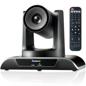 Tenveo PTZ Caméra de Conférence Zoom Optique 10X USB3.0 HDMI Caméra de Vidéoconférence 1080P 60FPS Live Streaming Webcam Fonctionne avec Skype/Zoom/Teams/OBS pour Réunion Eglise Education Médical (TENVEO, neuf)