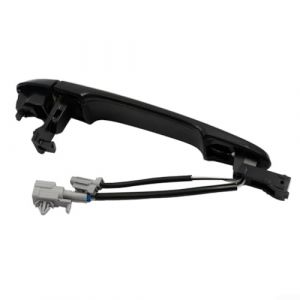 Poign&eacute;e de porte c&ocirc;t&eacute; passager avant gauche, avec entr&eacute;e sans cl&eacute; pour Nissan, pour Juke 2010-2019 finition noire mate, OE 82646-3WC2A Remplacement direct (HavenlyLumiHaus, neuf)