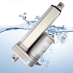 V&eacute;rin &eacute;lectrique 12V 24V Max 1000N Etanche avec Fin de Course, Moteur Lin&eacute;aire &eacute;lectrique Actionneur de Mouvement Course (50mm 10mm/S-1000N) 100KG (Aocet Shop, neuf)