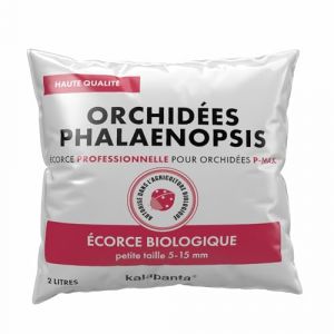 Kalapanta &ndash; Substrat Professionnel pour orchid&eacute;es Phalaenopsis, 2 litres, &eacute;corce de pin Maritime 5&ndash;15 mm, 100 % Naturelle, pr&ecirc;t &agrave; l&rsquo;Emploi, &eacute;cologique (Bloome, neuf)