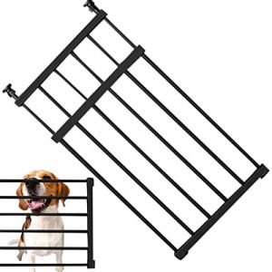 Barrière réglable pour chien - Porte d'escalier en acier pour animaux domestiques - Barrière de sécurité rétractable sans risque de déformation ou de dommages - Barrière d'intérieur extensible pour (kaitmain, neuf)
