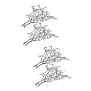 FRCOLOR 4 Pièces Pinces À Cheveux En Épingle À Cheveux En Toile D'Araignée Épingles À Cheveux Pince À Cheveux En Métal Pince À Cheveux En Toile D'Araignée Accessoires De Cheveux Pour (White Beach, neuf)