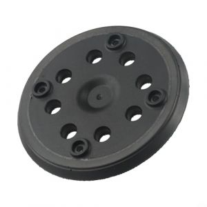 Patin de ponçage 125 mm 8 trous pour ponceuse excentrique Bosch PEX 270 A et PEX 270 AE, roue de polissage ronde de 12,7 cm, crochet haute densité, forte adhérence, longue durée de vie, support en (sweetjing, neuf)