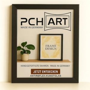 Cadre photo de qualit&eacute; sup&eacute;rieure - 40 mm - En MDF - Noir mat - 70 x 140 cm - Avec verre synth&eacute;tique antireflet - Format portrait et paysage - Montage mural ou sur table - Design moderne pour photos (Rahmengalerie24, Alle Preise inkl. deutscher Ust., neuf