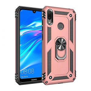 Coque pour Huawei Y6s 2019 ,360 degr&eacute;s Support rotatif &agrave; Coque pour Huawei Y6 2019 MRD-LX1 / Y6 Prime 2019 MRD-L21 MRD-L21A / Y6s JAT-LX1 JAT-LX3 JAT-L29 JAT-L41 Coque Housse Etui Cover Pink (Jielangxin, neuf)