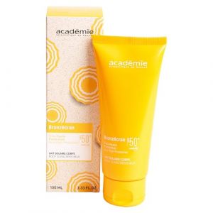 Lait solaire corps spf 50+ Bronzecran Acad&eacute;mie Scientifique de Beaut&eacute; 100ml (Sz&eacute;ps&eacute;gakad&eacute;mia Kft, neuf)
