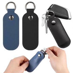 Étui pour Clé USB, 2 Pièces Étui de Support de Clé USB en Matériau Souple, Organisateur Universel d'accessoires Électroniques, Organisateur de Support de Clé USB Portable (Noir + Bleu) (CAI  CHENGGUO DE DIAN, neuf)