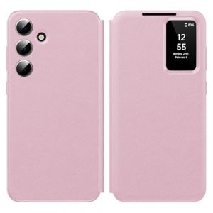 Nshkeji Coque pour Samsung S24 FE Clear View, Etui Smart View, Flip Folio Cover à Rabat, Étui Portefeuille Galaxy S24 FE Clear View, 360 Full Clapet Protection Case S24 FE 5G (Nshkeji, neuf)