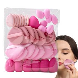 Éponges de maquillage pour fond de teint – Applicateur cosmétique réutilisable pour le visage | Éponges de maquillage pour le visage | Pour crème anti-cernes liquide en poudre (Zhizunlei, neuf)