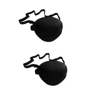 Healeved Masque Pour Les Yeux Pour Adultes Cache-œil Pour Amblyopie Cache-œil Paresseux Cache-œil Droit Éponge Hautement Élastique Noir (Sonieg, neuf)