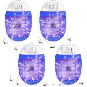 Professionnel Anti Mouche Electrique,Anti Moustique Lampe,électrique Insecticide,électrique avec lumière UV,Destructeur de Mouches Intérieur,Moustique Attrape Mouche pour intérieur (DUTA ONLINE, neuf)