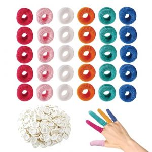 50 Pcs Protege Doigt Bandages Tubulaires Pour Premiers Tubulaires Pour Doigts De Premiers Secours Doigtier Pansement Doigt Doigtier Caoutchouc Tubulaires Pour Doigts Doigtier Caoutchouc (SARAH JAYNE LIMITED, neuf)