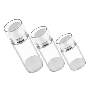 Ipetboom 3pi&egrave;ces Flacon Pompe Airless Vide Pour Cosm&eacute;tique Flacon Sous Vide Sans Air Pour Cr&egrave;me Bouteille Pompe De Voyage Pour Produits De Toilette (Cowan Micro, neuf)