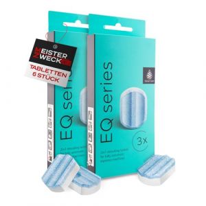 MEISTERZWECK4U TZ80002 Pastilles de d&eacute;tartrage 2x3 pi&egrave;ces, compatibles avec Siemens &ndash; pour toutes les machines &agrave; caf&eacute; automatiques EQ et Supresso &ndash; Nettoyage et d&eacute;tartrage des machines &agrave; caf&eacute; (powershop4U, neuf)