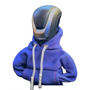 Dubbulon Sweat &Agrave; Capuche Dr&ocirc;le pour Voiture Shifter - D&eacute;coration De Levier De Vitesse De Voiture | Sweat &Agrave; Capuche Bouton Changement Vitesse | Sweat Pommeau De Vitesse pour Auto D&eacute;coration (Bleu) (Dubbulon, neuf)