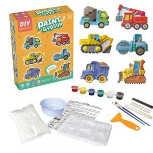 ISAKEN Peinture Platre Enfant, Jouet Artisanat Peinture Jouet Peinture 3D Figurines, Moulage Peinture Animaux Enfant Peinture Moulage Animaux Plâtre Jouet Plâtre DIY Loisir Créatif pour Enfants (Qpolly, neuf)