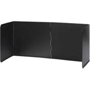 Plaque Anti Projection Cuisine 4 Côtés Pliable Outil de Cuisson Anti-éclaboussures Protection Projection Cuisson Contre Les Éclaboussures D'huile pour Carter D'huile Poêle à Frire Black(30*76*40cm) (CARGO Products, neuf)