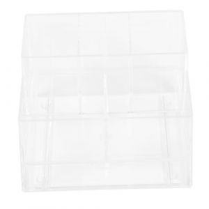 DONFAMDS Bo&icirc;te de Rangement de Bureau pour Manucure avec Tiroir Organisateur de et Pinceaux Design Multi-Grilles Pratique pour Salon de Manucure Rangement Cr&eacute;atif (GENIESFOR, neuf)