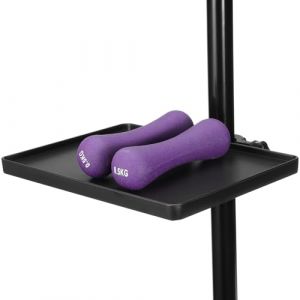 STOBAZA Plateau de Support Micro pour Pied de Micro avec Fixation &agrave; Pince Plateau de Rangement Plastique pour Accessoires de Diffusion Direct et Karaok&eacute; (Vitong, neuf)