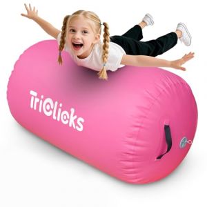Triclicks Gonflable Air Roller, Rouleau d&rsquo;Air,Cylindre de Gymnastique, Tapis de Gymnastique Gonflable,Piste Cylindrique Fitness pour Gymnastique,Yoga,Taekwondo (houndsports, neuf)