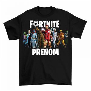 T-Shirt Personnalis&eacute; Marvel Fortnite Kids Texte Pr&eacute;nom T-Shirt Imprim&eacute; Tee Shirt Enfants (T-Personnaliz, neuf)