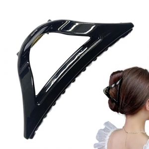 Pinces &agrave; cheveux en silicone &ndash; Pince &agrave; cheveux triangulaire cr&eacute;ative pour femmes et filles | Accessoire de cheveux ergonomique pour le quotidien, les f&ecirc;tes, les d&eacute;placements, le sport, l'&eacute;cole, les (guixine, neuf)