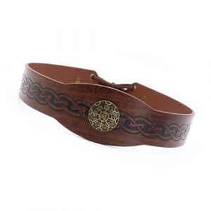 Bandeau médiéval en cuir synthétique pour homme et femme, unisexe, bandeau historique en relief, pour les amateurs de styles vintage (XJiauku, neuf)