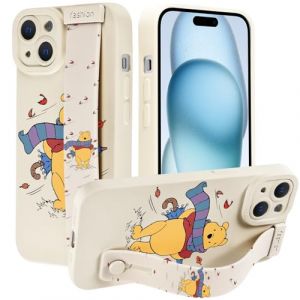 nurkorki Wrist Strap Coque pour Samsung Galaxy S24 Ultra 5G 6,8",Etui Silicone avec Dragonne Bracelet Support,Ultra-Mince Antichoc TPU Mignon Ours Bear Cartoon Anime Motif Kawaii Design Housse,Kawaii (Mahood GO Floral LTD, neuf)