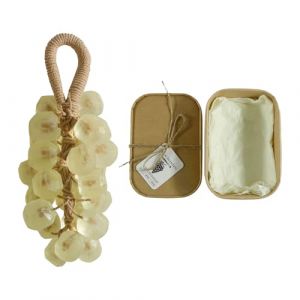 Savon d&eacute;coratif &agrave; suspendre fabriqu&eacute; &agrave; la main avec des huiles de base v&eacute;g&eacute;tales - Nettoyant doux pour tous les types de peau - Savon d&eacute;coratif &agrave; suspendre pour &eacute;vier de douche et &eacute;conomiser de (Cuawana, neuf)