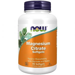 Now Foods Magnesium Citrate, Glycinate de Magn&eacute;sium et Malate de Magn&eacute;sium, 90 Capsules molles, Test&eacute; en Laboratoire, Sans Gluten, V&eacute;g&eacute;tarien, Sans Soja, Sans OGM (NaturProdukte, neuf)