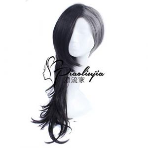 Anime Tokyo Ghoul Cosplay perruque court Long Style mixte noir et argent gris perruques Halloween fête Costume accessoire perruque Perucas femme (good stuff A, neuf)