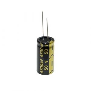 HUABAN 5 Pi&egrave;ces 50V 4700UF 18x35mm Condensateur &eacute;lectrolytique &agrave; fil de plomb Haute fr&eacute;quence Faible r&eacute;sistance s&eacute;rie &eacute;quivalente 50 Volt 4700 UF (SHEN ZHEN ERIC ELECTRONICS TECHNOLOGY LIMITED, neuf)