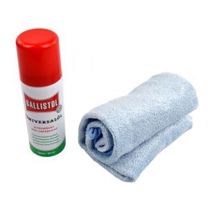 Ballistol Spray lubrifiant pour barres de baby-foot avec chiffon en microfibre (ManuelGil, neuf)
