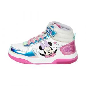 Disney Minnie Mouse Baskets pour Filles, Chaussures Baskets Haute Cadeau pour Filles, Taille EU 32 (La Esencia, neuf)