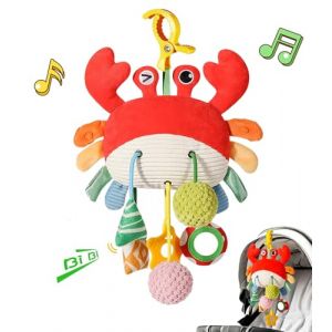 Felly Jouets de Poussette pour Bébés de 0 à 12 Mois, Jouets Sensoriels pour Bébé de 3, 6, 12 Mois, pour Poussettes et Berceaux, Jouet Suspendu pour Nourrissons Garçons et Filles Cadeau (HC Direct, neuf)
