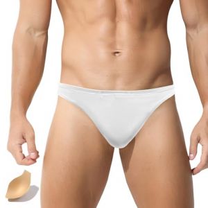 Ausing Maillot de Bain Sexy pour Homme Bikini Slip de Bain Taille Basse Bas de Bikini Plage Piscine Surf XL(EU)=Tag XXL (QIWUSHANGMAO, neuf)