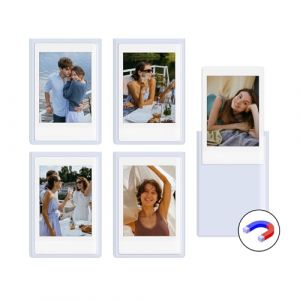 HIYQIN Lot de 10 Cadres Magn&eacute;tiques pour Photos Instax Mini, Cadres Magn&eacute;tiques de R&eacute;frig&eacute;rateur pour Photos 2x3 Compatibles avec Fujifilm Instax Mini LiPlay 12 11 9 8 99 70 50 40 SE EVO - Blanc (HIYQIN, neuf)