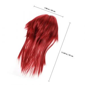 SHERCHPRY Perruque Mulet Cosplay Cheveux Synthétiques Perruque Mulet Pour Homme Et Femme (Dnna Huang, neuf)
