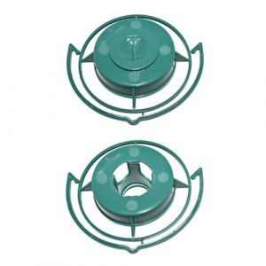 Louttary Mangeoire &agrave; Oiseaux Ext&eacute;rieure Bol D'Alimentation en Plastique &agrave; Suspension Automatique pour Perroquet Pigeon Animal de Compagnie Bouteille Int&eacute;rieure Bouche D'Amarrage Facile &agrave; Installer 2 P (mftoo, neuf)