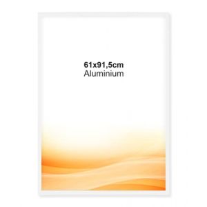 RAWWEST.BIS Cadre Photo 61x91,5 cm en Aluminium blanc cadre decoration murale pour Affiche Poster &OElig;uvre d'Art Photo Puzzle Verre Acrylique avec Filtre UV Fixation Verticale & Horizontale (RAWWEST.BIS, neuf)